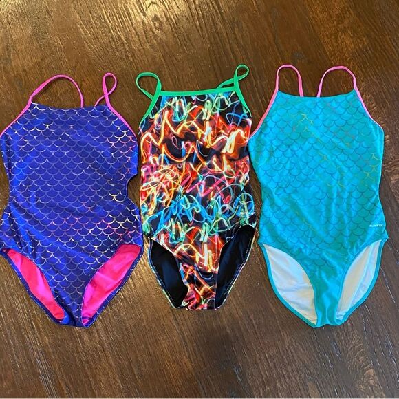 Sporti Competition One Piece Swimsuits Size 34 - 3 suits - Picture 1 of 15